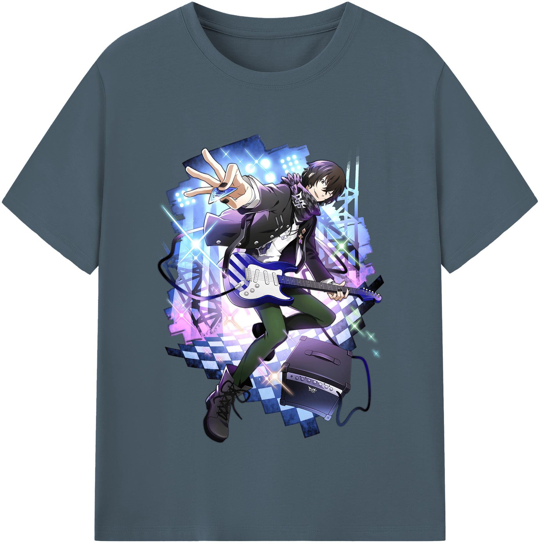 （画像用） 文豪ストレイドッグス Bungo Stray Dogs 綿100％半袖Tシャツ（フロントプリント）
